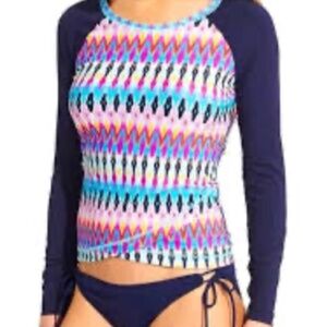 Athleta Boscabell Criss Cross Rashguard